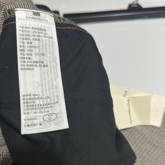 Abercrombie & Fitch Gray Straight Leg Trousers - Picture 11 of 11